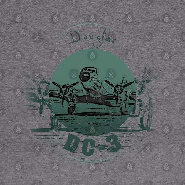 Douglas DC-3 by aeroloversclothing